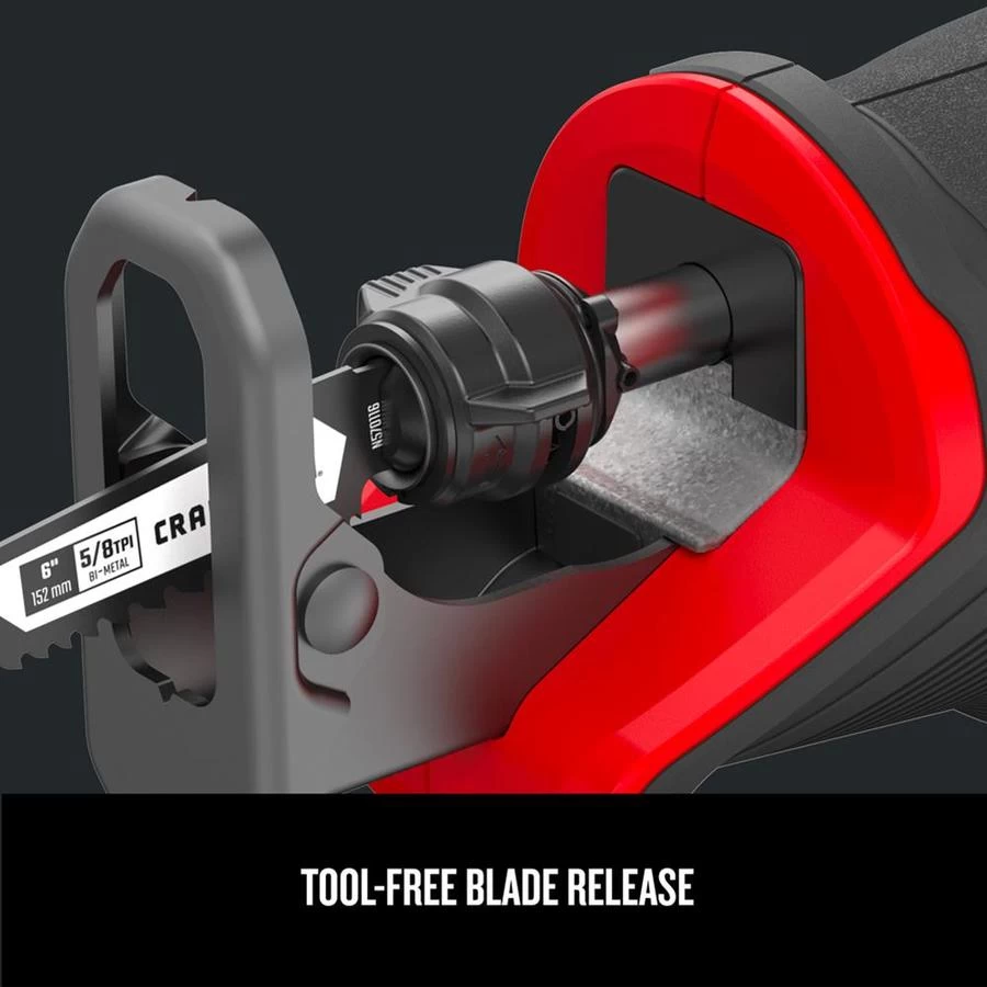 CRAFTSMAN 20-Volt MAX Variable Speed Cordless Reciprocating Saw (Tool Only) 5 CRAFTSMAN 20-Volt MAX Variable Speed Cordless Reciprocating Saw (Tool Only) - Image 5