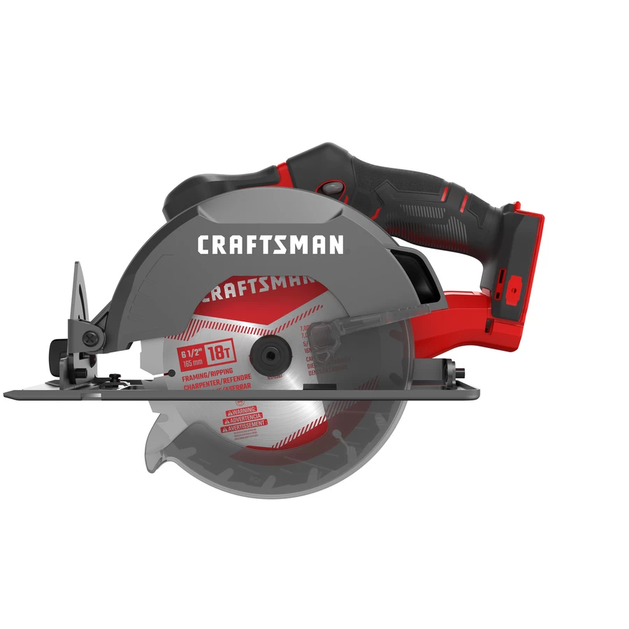 CRAFTSMAN 20-Volt MAX 6 1/2-in Cordless Circular Saw (Tool Only) 3 CRAFTSMAN 20-Volt MAX 6 1/2-in Cordless Circular Saw (Tool Only) - Image 3