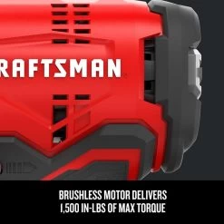 CRAFTSMAN 20-Volt Max Variable Speed Brushless Cordless Impact Driver (Charger And 1-Battery Included) -CRAFTSMAN shop 1045296 11666865