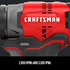CRAFTSMAN 20-Volt Max Variable Speed Brushless Cordless Impact Driver (Charger And 1-Battery Included)