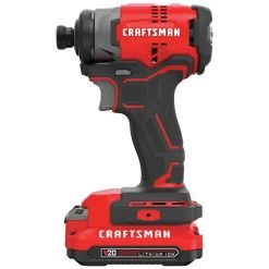 CRAFTSMAN 20-Volt Max Variable Speed Brushless Cordless Impact Driver (Charger And 1-Battery Included) -CRAFTSMAN shop 1045296 11666869