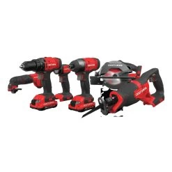 CRAFTSMAN 20-Volt Max 6-Tool Power Tool Combo Kit With Soft Case (2-Batteries Included And Charger Included) -CRAFTSMAN shop 1045303 11666853