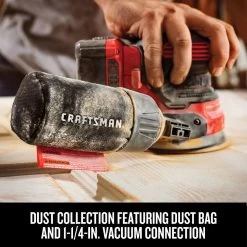 CRAFTSMAN 20-Volt Cordless Random Orbital Sander -CRAFTSMAN shop 1045306 11651512