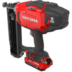 CRAFTSMAN 20 Max-Volt Finish Cordless Nailer With Battery 16 CRAFTSMAN 20 Max-Volt Finish Cordless Nailer With Battery -CRAFTSMAN shop 1045531 09522300