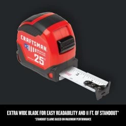 CRAFTSMAN PRO-11 1.25 X 25-FT TAPE -CRAFTSMAN shop 1048526 12079033