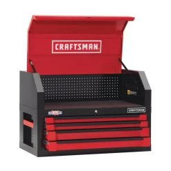 CRAFTSMAN 41" W X 26.5" H - 4 Drawer Steel Tool Chest (Red) -CRAFTSMAN shop 1048616 09908582