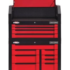 CRAFTSMAN 41" W X 26.5" H - 4 Drawer Steel Tool Chest (Red) -CRAFTSMAN shop 1048616 10062755