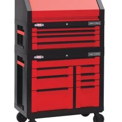 CRAFTSMAN 41" W X 26.5" H - 4 Drawer Steel Tool Chest (Red) -CRAFTSMAN shop 1048616 10062759