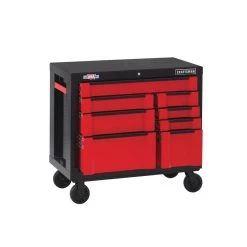 CRAFTSMAN 41" W X 37" H - 8 Drawer Steel Tool Cabinet (Red)