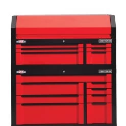 CRAFTSMAN 54-in W X 37-in H Red 8-Drawer Steel Tool Cabinet -CRAFTSMAN shop 1048619 10062727