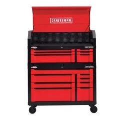 CRAFTSMAN 54-in W X 37-in H Red 8-Drawer Steel Tool Cabinet -CRAFTSMAN shop 1048619 11975640