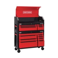 CRAFTSMAN 54-in W X 37-in H Red 8-Drawer Steel Tool Cabinet -CRAFTSMAN shop 1048619 11975642