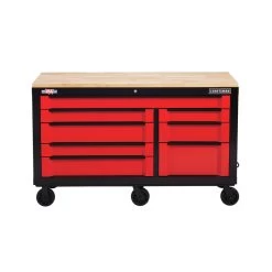 CRAFTSMAN 63" Wx 37" H - 8 Drawer Steel Tool Cabinet (Red) -CRAFTSMAN shop 1048620 09645349 001