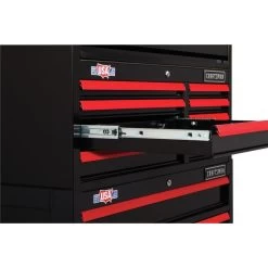 CRAFTSMAN 40.5-in H X 24.5-in H Black 8-Drawer Steel Tool Chest 13 CRAFTSMAN 40.5-in H X 24.5-in H Black 8-Drawer Steel Tool Chest -CRAFTSMAN shop 1048621 09985710