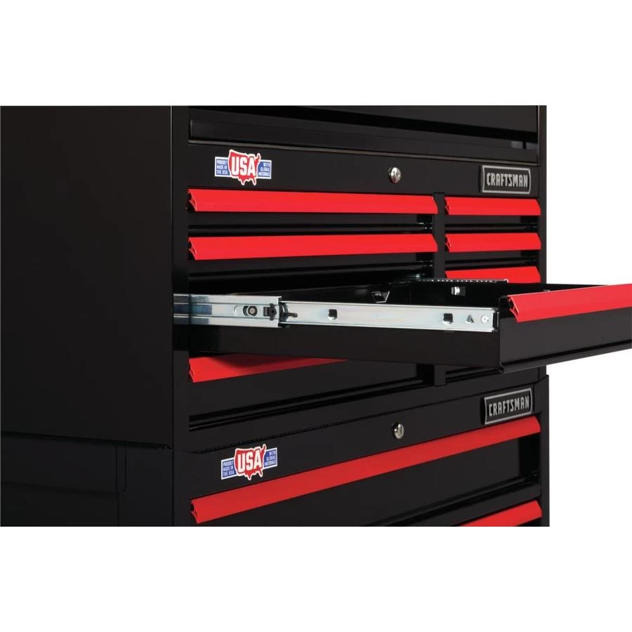CRAFTSMAN 40.5-in H X 24.5-in H Black 8-Drawer Steel Tool Chest 5 CRAFTSMAN 40.5-in H X 24.5-in H Black 8-Drawer Steel Tool Chest - Image 5