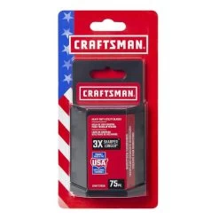 CRAFTSMAN Carbon Steel 3/4-in Utility Replacement Blade (75-Pack)