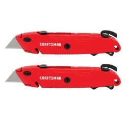 CRAFTSMAN 3/4-in 6-Blade Retractable Utility Knife With On Tool Blade Storage 5 CRAFTSMAN 3/4-in 6-Blade Retractable Utility Knife With On Tool Blade Storage -CRAFTSMAN shop 1048666 09522218 001