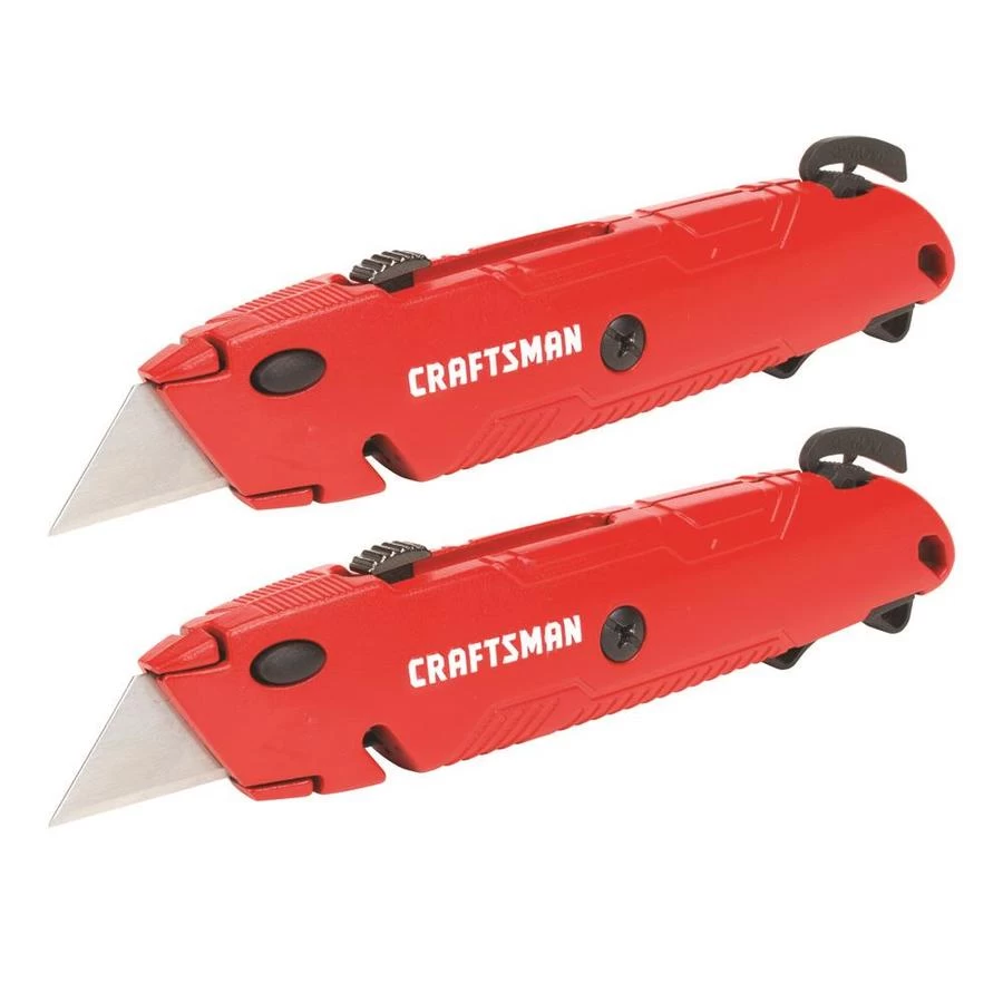 CRAFTSMAN 3/4-in 6-Blade Retractable Utility Knife With On Tool Blade Storage 2 CRAFTSMAN 3/4-in 6-Blade Retractable Utility Knife With On Tool Blade Storage - Image 2