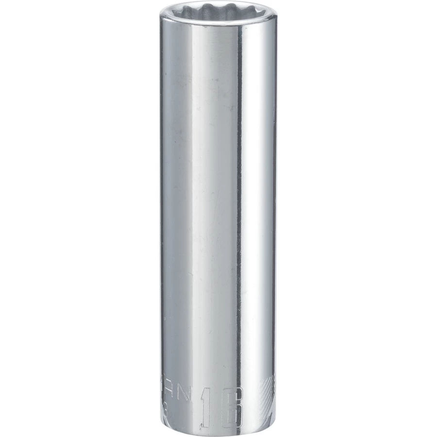 CRAFTSMAN Metric 1/2-in Drive 12-point 16mm Deep Socket 1 CRAFTSMAN Metric 1/2-in Drive 12-point 16mm Deep Socket