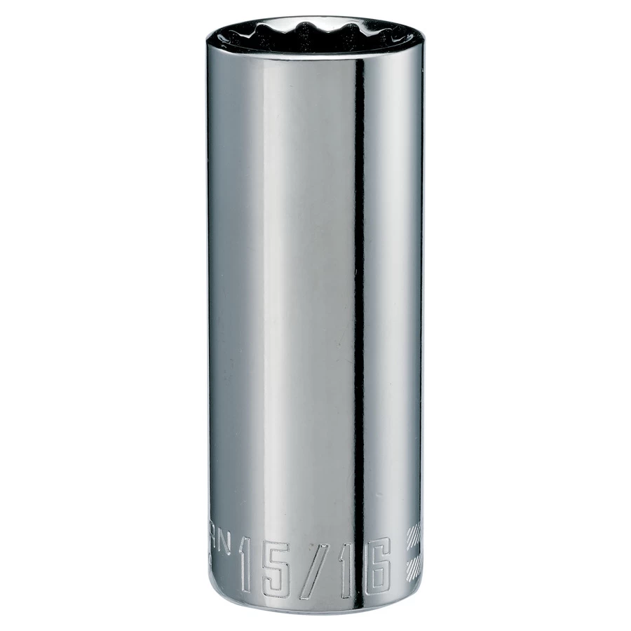 CRAFTSMAN Standard (SAE) 1/2-in Drive 12-point 15/16-in Deep Socket 1 CRAFTSMAN Standard (SAE) 1/2-in Drive 12-point 15/16-in Deep Socket