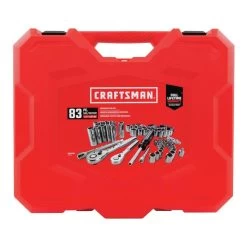 CRAFTSMAN 83-Piece Standard (SAE) And Metric Mechanic's Tool Set -CRAFTSMAN shop 1049232 11670730