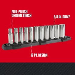 CRAFTSMAN 11 Pc. 1/2 In. DR Deep SAE 12PT