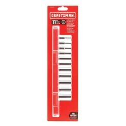 CRAFTSMAN 11 Pc. 1/4 In. DR Deep Metric 6P -CRAFTSMAN shop 1049274 14207223
