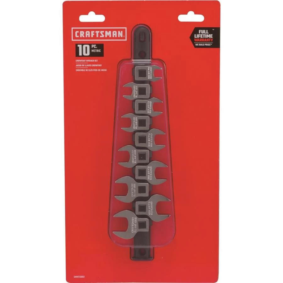 CRAFTSMAN 10-PC MM Crowfoot 1 CRAFTSMAN 10-PC MM Crowfoot