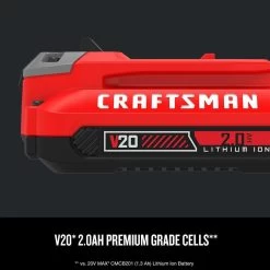 CRAFTSMAN 20-Volt MAX Lithium-Ion Battery (2-Pack)