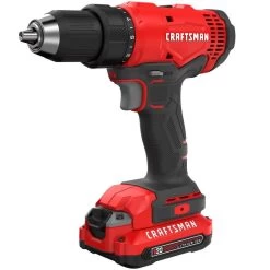 CRAFTSMAN 20-Volt Max 1/2-in Variable Speed Cordless Drill (2 -Batteries Included And Charger Included) -CRAFTSMAN shop 1056456 09522081 001
