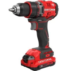 CRAFTSMAN 20-Volt Max 1/2-in Variable Speed Brushless Cordless Drill (2 -Batteries Included And Charger Included)