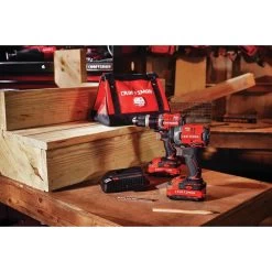 CRAFTSMAN 20-Volt Max 2-Tool Brushless Power Tool Combo Kit With Soft Case (2-Batteries Included And Charger Included) -CRAFTSMAN shop 1056463 14206613