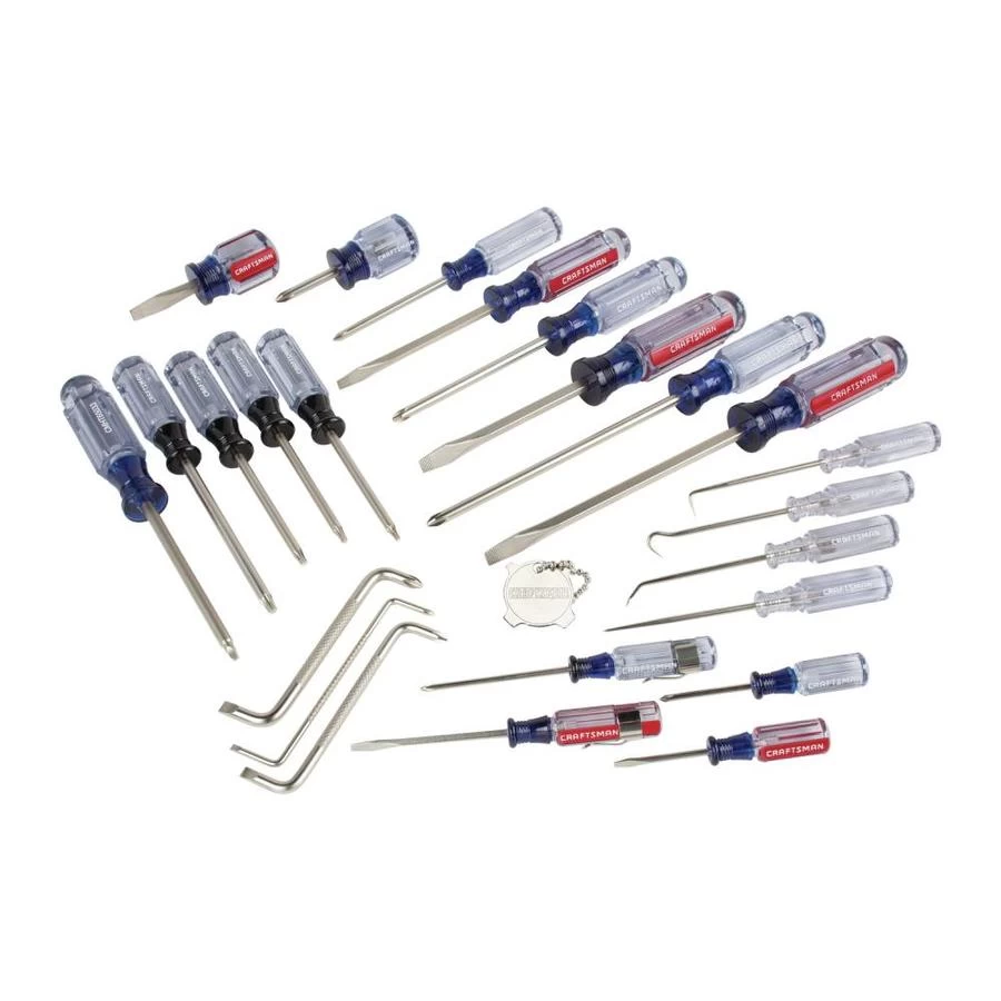CRAFTSMAN Varied Phillips, Slotted, Square And TX Point Sizes-in Variety Pack Screwdriver 2 CRAFTSMAN Varied Phillips, Slotted, Square And TX Point Sizes-in Variety Pack Screwdriver - Image 2
