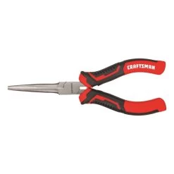 Craftsman Long-Nose Pliers - 5in - Mini - Steel - Red And Black