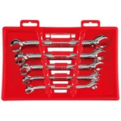 CRAFTSMAN 5-Piece 6-Point Metric Flare Nut Open End Wrench Set