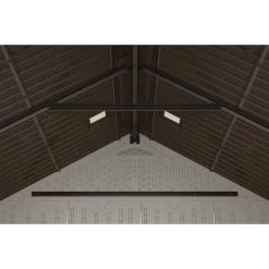 Craftsman Resin Shed - Grey/Brown - 7-ft W X 7-ft L - 46.7-sq. Ft. -CRAFTSMAN shop 1142408 44607990