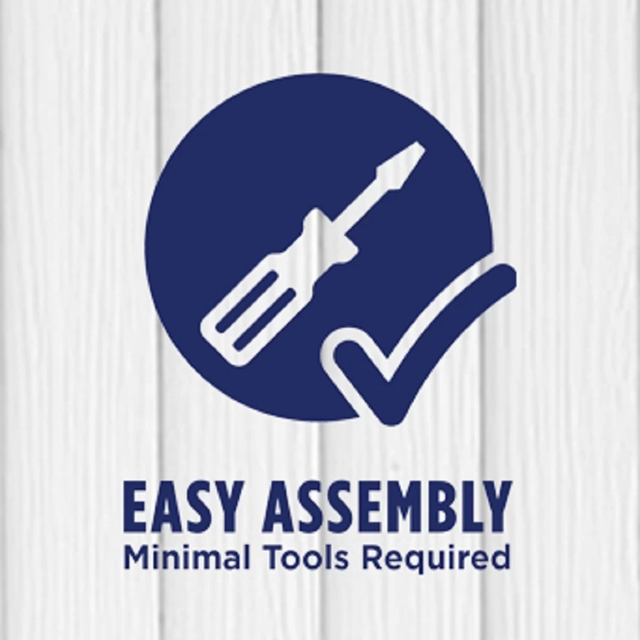 Craftsman Vertical Grey Resin Shed - 6-ft H X 5-ft W - 9.59-sq Ft 5 Craftsman Vertical Grey Resin Shed - 6-ft H X 5-ft W - 9.59-sq Ft - Image 5