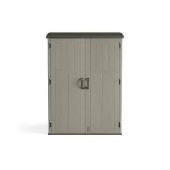 Craftsman Vertical Grey Resin Shed - 6-ft H X 5-ft W - 9.59-sq Ft