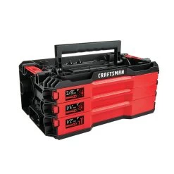 CRAFTSMAN 216-Piece Standard - 3 Drawer Mech Tool Set -CRAFTSMAN shop 1368711 45422205 001