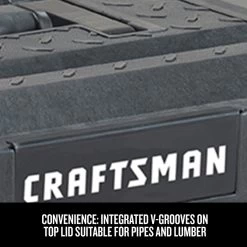 Craftsman 18-in Black Tool Box With Cantilever