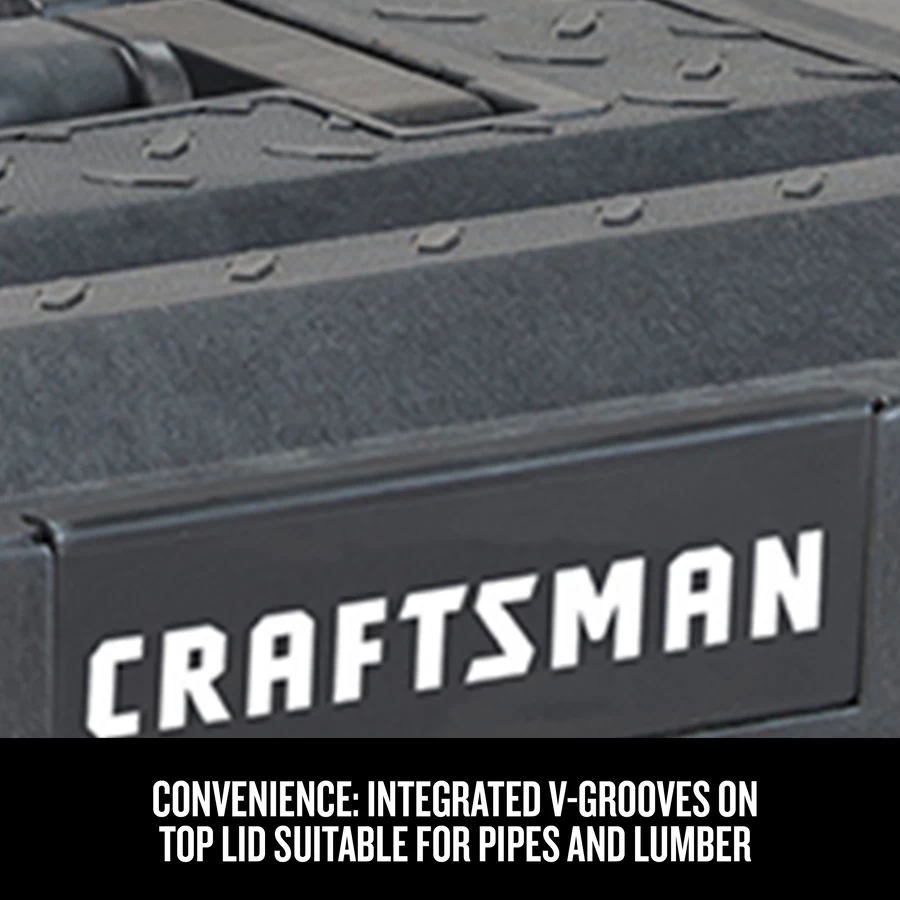 Craftsman 18-in Black Tool Box With Cantilever 1 Craftsman 18-in Black Tool Box With Cantilever