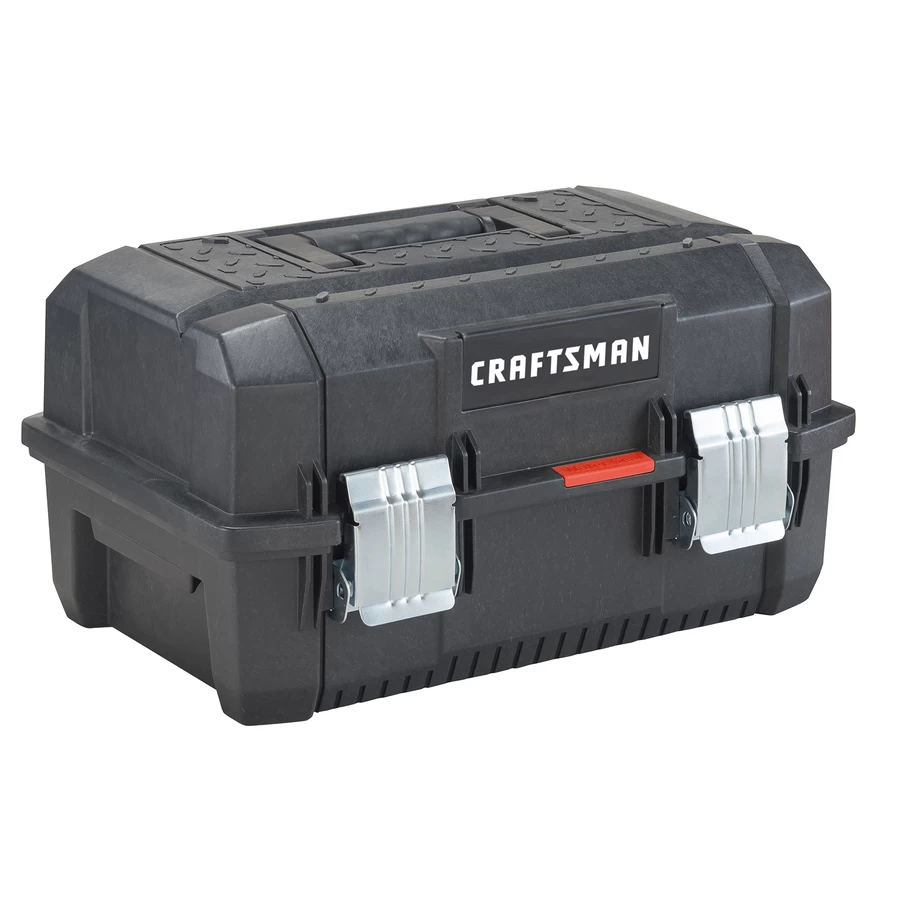 Craftsman 18-in Black Tool Box With Cantilever 6 Craftsman 18-in Black Tool Box With Cantilever - Image 6