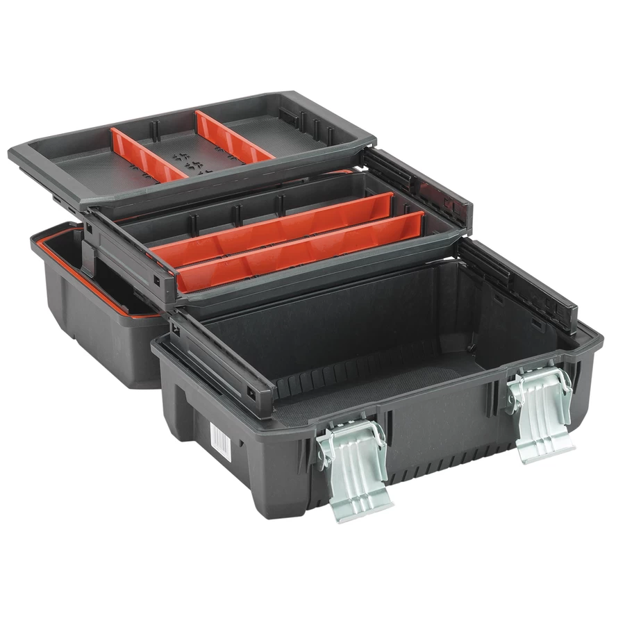 Craftsman 18-in Black Tool Box With Cantilever 4 Craftsman 18-in Black Tool Box With Cantilever - Image 4