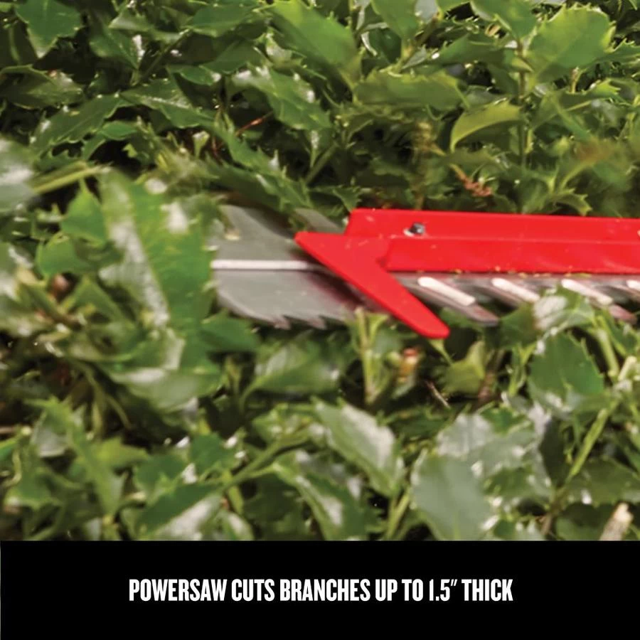 Craftsman Electric Hedge-Trimmer - 24-in - 4 AH - Red 2 Craftsman Electric Hedge-Trimmer - 24-in - 4 AH - Red - Image 2