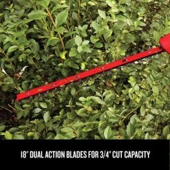 Craftsman Cordless 18-in Pole Hedge Trimmer - 20 V - Red 14 Craftsman Cordless 18-in Pole Hedge Trimmer - 20 V - Red -CRAFTSMAN shop 1438119 13233428