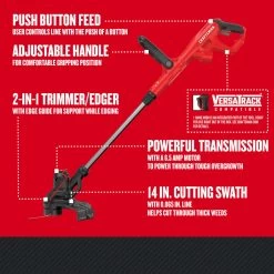 Craftsman Electric String Trimmer - 6.5 A - 14-in -CRAFTSMAN shop 1438123 42675294