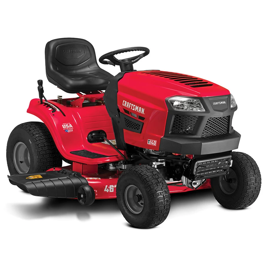 Craftsman T140- 18.5-HP- Single Cylinder - Foot Pedal Automatic- 46-in Cut Width Riding Lawn Mower 2 Craftsman T140- 18.5-HP- Single Cylinder - Foot Pedal Automatic- 46-in Cut Width Riding Lawn Mower - Image 2