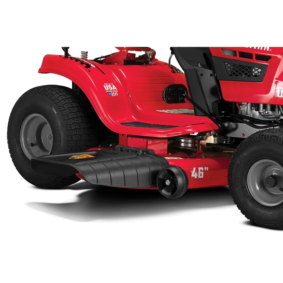Craftsman T140- 18.5-HP- Single Cylinder - Foot Pedal Automatic- 46-in Cut Width Riding Lawn Mower 4 Craftsman T140- 18.5-HP- Single Cylinder - Foot Pedal Automatic- 46-in Cut Width Riding Lawn Mower - Image 4