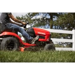 Craftsman T140- 18.5-HP- Single Cylinder - Foot Pedal Automatic- 46-in Cut Width Riding Lawn Mower 13 Craftsman T140- 18.5-HP- Single Cylinder - Foot Pedal Automatic- 46-in Cut Width Riding Lawn Mower -CRAFTSMAN shop 1461299 50034515