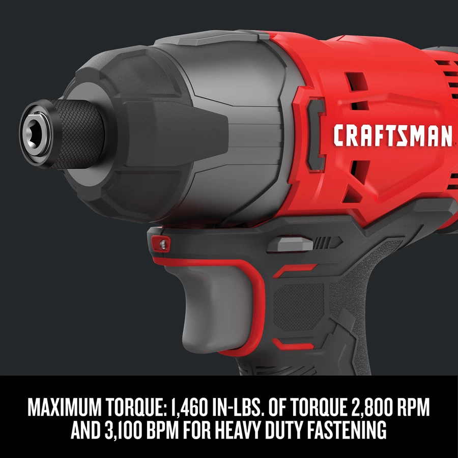 CRAFTSMAN V20 20-Volt Max 4-Tool Power Tool Combo Kit 4 CRAFTSMAN V20 20-Volt Max 4-Tool Power Tool Combo Kit - Image 4